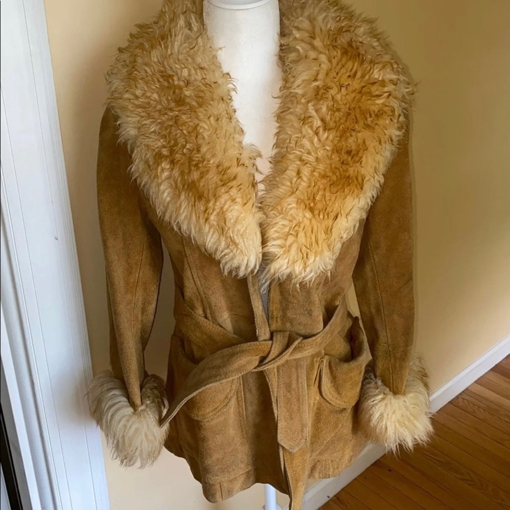Vintage BoHo Shearling Coat